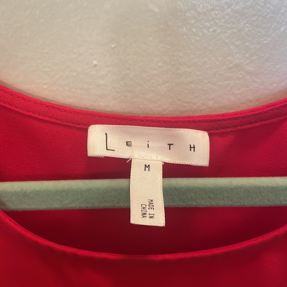 Red Shift Mini Dress - Picture 2 of 4